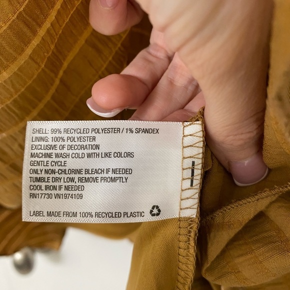 Golden Tan Ruffle Tiered Skater Dress - Wild Fable​ - Picture 9 of 9